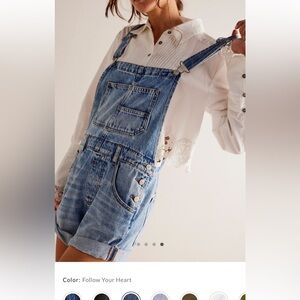Free people Ziggy Shortalls NWTO